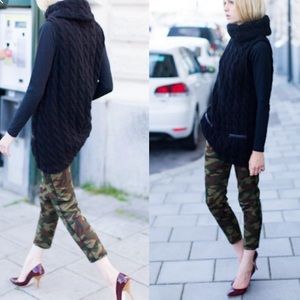 Emerson Fry High Rise Straight Leg Cotton Rider Camo Pants Size 2